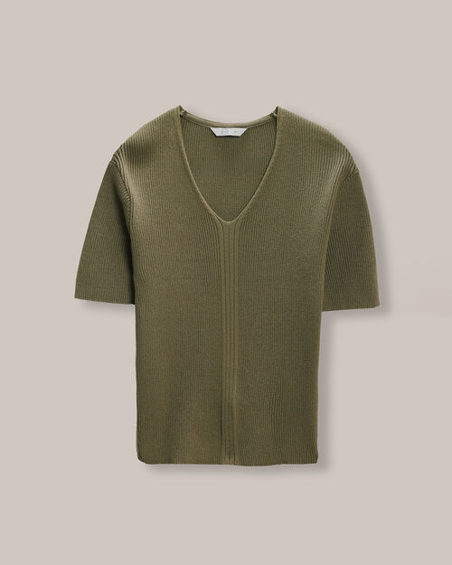 Top Verde De Punto